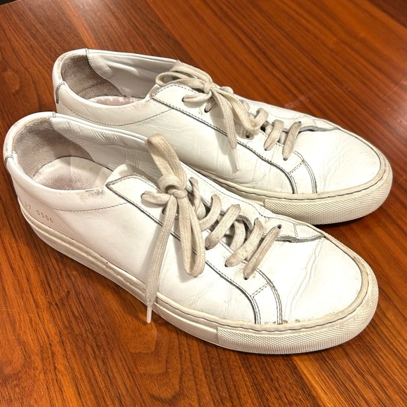 Common Projects White Size 37 Leather Sneakers - Picture 5 of 9